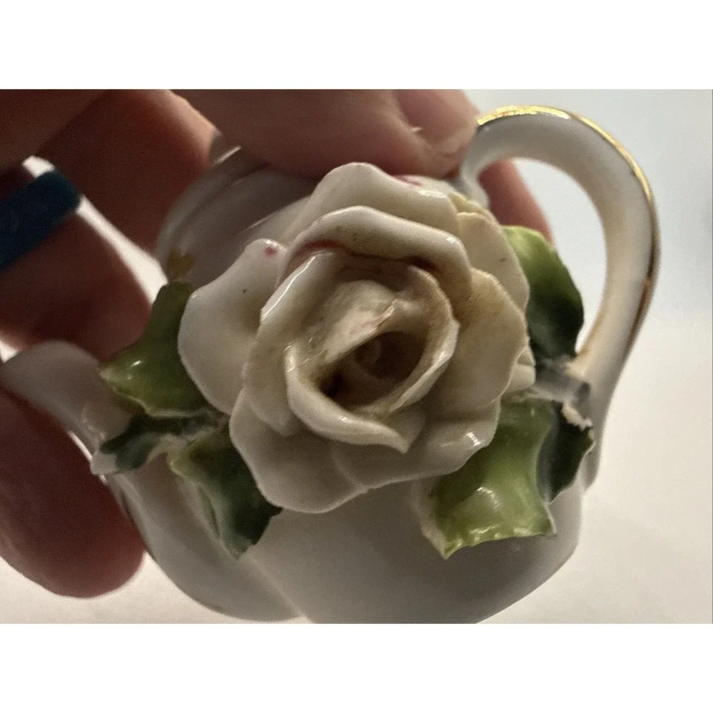 Vintage‎ SICO Teapot Calodimonte Flower Pattern Design Made In Germany
